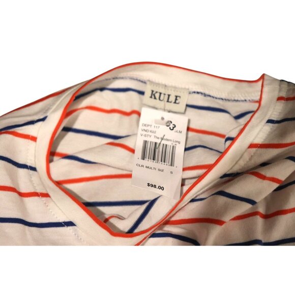 Kule The Modern Long Sleeve Striped Crewneck T-Shirt, Small NWT - Picture 4 of 4